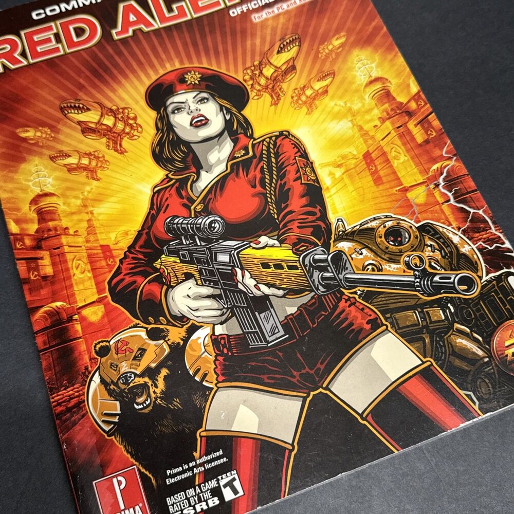 Command & Conquer Red Alert 3 Official Strategy Game Guide PC & XBOX 360 - Used